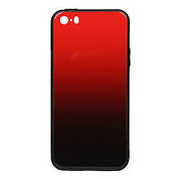 Чехол-накладка TOTO Gradient Glass Case для iPhone 5/5S/SE Red
