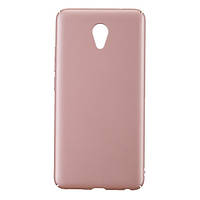 Чехол-накладка TOTO PC case Rubberized Full Cover для Meizu M5 Pink