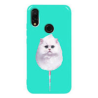 Чехол-накладка TOTO Pure TPU 2mm Print Case Cat Candy для Xiaomi Redmi 7 Mint