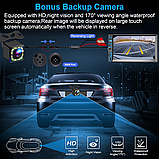 Мультимедійний плеєр автомобільна сенсорна стереосистема 2 DIN підтримка Carplay з камерою заднього виду, фото 5