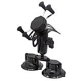 Тримач - присоска CH - RAM з кулькою 1" під 2 точки кріплення, фото 6