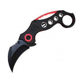 Ніж розкладний кіготь Керамбіт Fox Knives M36 18.5см Black (7_00205)