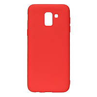 Чехол-накладка TOTO 1mm Matt TPU Case для Samsung Galaxy J600 J6 2018 Red