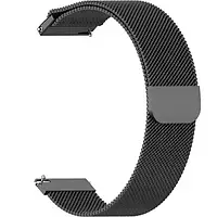 Ремешок для смарт-часов BeCover Milanese Style Huawei Watch GT 2 42mm (22mm) Black