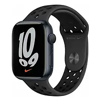Смарт-часы Apple Watch Nike Series 7 GPS 45mm Midnight Aluminum Case with Anthracite/Black Nike Sport Band