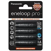 Аккумулятор Panasonic AA 2500mAh NiMh 4шт Eneloop Pro (BK-3HCDE/4BE)