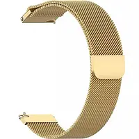 Ремешок для смарт-часов BeCover Milanese Style Samsung Galaxy Watch 4 Classic 42 22mm/46mm/3 45mm Gold