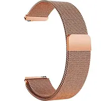 Ремешок для смарт-часов BeCover Milanese Style Samsung Galaxy Watch 4 Classic 42 22mm/46mm/3 45mm Rose Gold