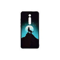 Чехол-накладка TOTO Night Light Print Glass Case Howling Wolf для Xiaomi Mi 9T/K20/K20 Pro Picture