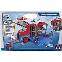 Игрушечная машинка Spidey транспортер Feature Vehicle Transporter SNF0051 Blue Red