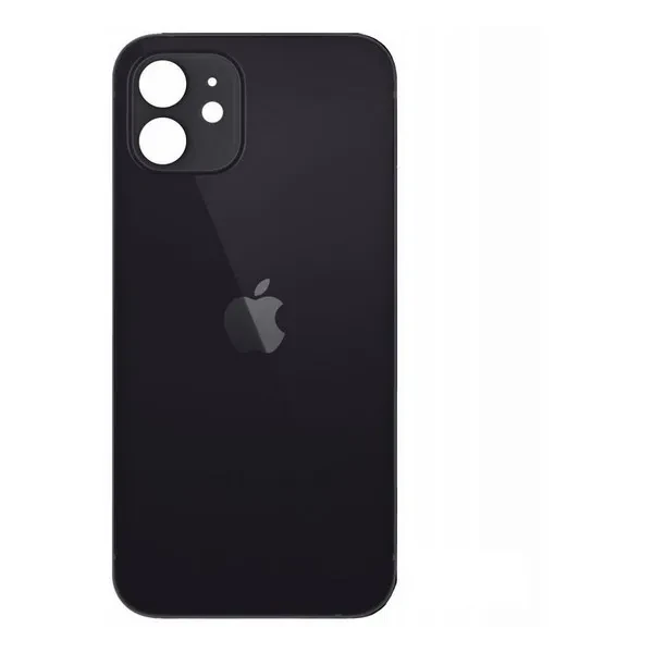 Задня кришка Apple iPhone 12 mini (великий виріз під камеру) Black, фото 1
