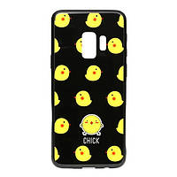 Чехол-накладка TOTO Cartoon Print Glass Case Chick для Samsung Galaxy G960 S9 Picture