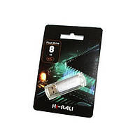 Флеш память Hi-Rali Rocket series HI-8GBVCSL Silver 08 GB