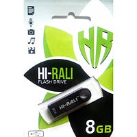 Флеш память Hi-Rali Shuttle series HI-8GBSHBK Black 08 GB