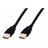 Дата-кабель Digitus AK-300100-030-S 3m USB (тато) - USB (тато) Black