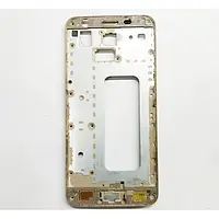 Рамка дисплея Samsung Galaxy J5 Prime SM-G570F/DS Gold (Оригинал с разборки) (БУ)