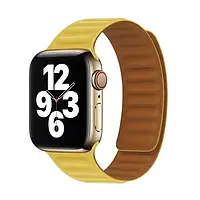 Ремешок для смарт-часов Infinity Silicon Magnetic Apple Watch 38mm/40mm/41mm Yellow S/M