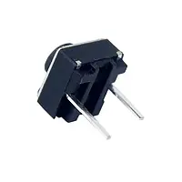 Кнопка тактова 2-pin, 6x6x 6 мм (SPST-NO, 12V 50mA, товщина корпусу 3,5 мм)