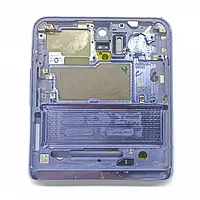 Средний корпус Samsung Galaxy Flip SM-F700F/DS верхний Mirror Purple (Оригинал с разборки) (БУ)