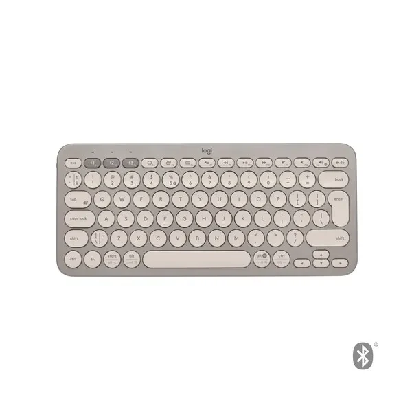 Клавиатура Logitech K380 Beige (920-011165) (ENG/UKR) - фото 1 - id-p1714861735