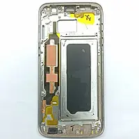 Рамка дисплея Samsung Galaxy S7 SM-G930F/DS Silver (Оригинал с разборки) (БУ)