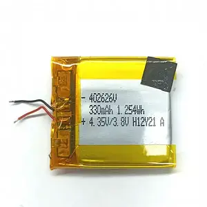 Аккумулятор для смарт-годинника Xiaomi IMILAB IMISW12 402626V 3.7V 330mAh (Оригінал з розбору) (Вживаний)