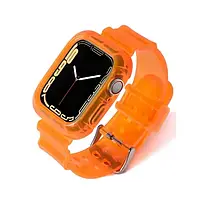 Ремешок для смарт-часов Infinity Silicon Apple Watch 38mm/40mm/41mm Orange