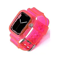 Ремешок для смарт-часов Infinity Silicon Apple Watch 42mm/44mm/45mm Pink