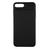 Чехол-накладка iPaky Carbon Fiber Series/Soft TPU Case для iPhone 7 Plus/8 Plus Brown