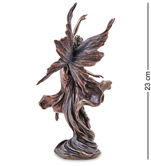 Статуэтка Veronese Танцующая Фея 23х10,5 см 1907260 полистоун покрытый бронзой - фото 4 - id-p2183370863