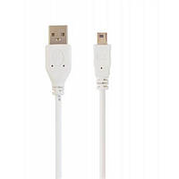 Дата-кабель Cablexpert CC-USB2-AM5P-3 0.9m USB (тато)  -  miniUSB (тато) White