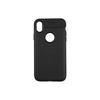 Чехол-накладка iPaky TPU Litchi Stria Series Case для iPhone XR Dark Gray