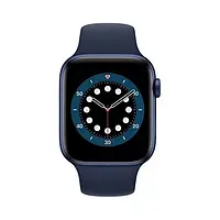 Смарт-часы Apple Watch Series 6 GPS 44mm Blue Aluminium Case with Deep Navy Sport Band (M00J3) (БУ)