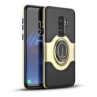 Чехол-накладка iPaky 360 Free Rotation Ring Holder Case для Samsung Galaxy G965 S9 Plus Gold