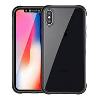 Чехол-накладка iPaky 360 TPU Border + Transparent PC back для iPhone X/XS Black