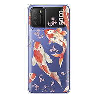 Чехол-накладка Boxface 41587-cc3 для Xiaomi Poco M3 Picture Japanese Koi Fish