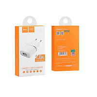 Адаптер питания для телефона Hoco C11 White (1USB 1A )