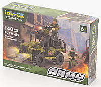 Конструктор пластиковый Боевой багги ПВО против Шахедов Lego 140 деталей iBlock Lego 22х4,5х14 см