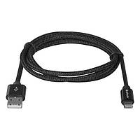 Дата-кабель Defender ACH01-03T PRO 1m USB (тато)  -  Lightning (тато) Black