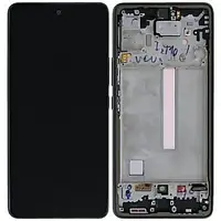 Дисплей Samsung Galaxy A53 5G A536 GH82-28024A з сенсором та рамкою Оригінал (сервісний) Black