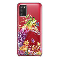 Чехол-накладка Boxface 41513-cc14 для Samsung Galaxy A025 A02s/A037 A03s Picture Colorful Giraffe