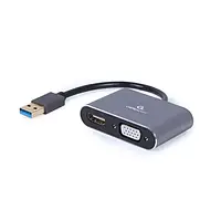 Переходник Cablexpert A-USB3-HDMIVGA-01