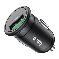 Автомобильное зарядное устройство для телефона Hoco Mighty single port QC3.0 car charger Z43 Black