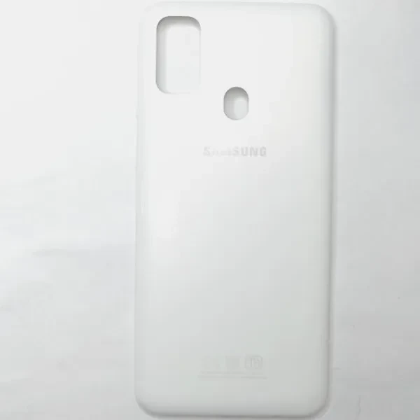 Задня кришка Samsung Galaxy M307 M30s White (Оригінал з розбору) (Відновлений), фото 1