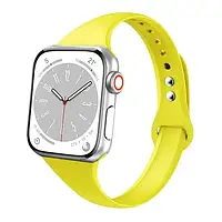 Ремешок для смарт-часов Infinity Silicone Strap Slim Apple Watch 38mm/41mm Yellow