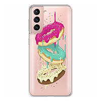 Чохол-накладка Boxface 41710-cc7 для Samsung Galaxy G991 S21 Picture Silicone Donuts