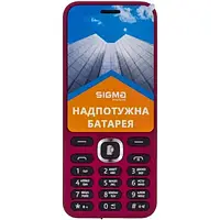 Кнопочный телефон Sigma mobile X-style 31 Power Type-C Purple