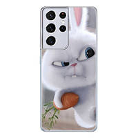 Чехол-накладка Boxface 41719-up1116 для Samsung Galaxy G998 S21 Ultra Picture Rabbit Snowball