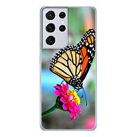 Чехол-накладка Boxface 41719-up1321 для Samsung Galaxy G998 S21 Ultra Picture Butterfly