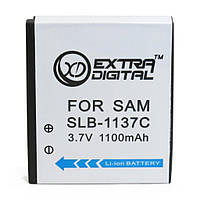 Акумулятор для фотоапарата Extradigital Samsung SLB-1137C Black (DV00DV1326) Li-ion, 1100 mAh